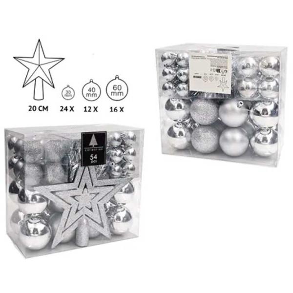 Jucării pentru brad Christmas 51161  / Silver photo 1
