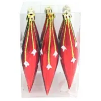 Игрушки для ёлки Christmas 20133 13.5 см / Красный