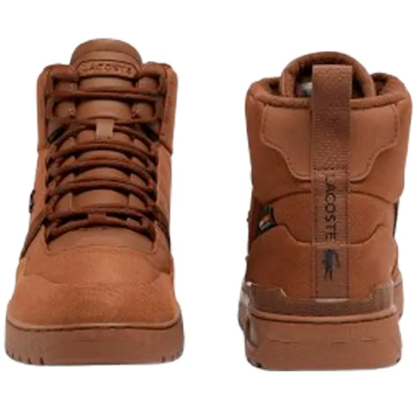 Botine pentru bărbați Lacoste T-Clip Wntr Mid 224 1 Sma 42.5 / Brown photo 4