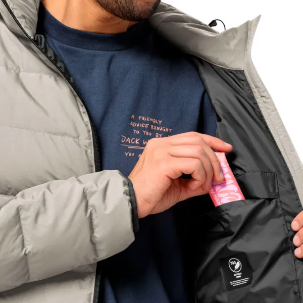 Scurtă pentru bărbați Jack Wolfskin Colonius Jkt Demisezon / Beige photo 5