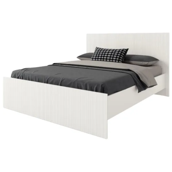 Pat ML-Mobila Velivet 8 180 x 200 cm / PAL / White photo 1 Pat ML-Mobila Velivet 8 180 x 200 cm / PAL / White photo 1