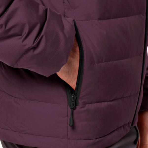 Scurtă pentru bărbați Jack Wolfskin Ather Down Hoody Demisezon / Plum photo 2 Scurtă pentru bărbați Jack Wolfskin Ather Down Hoody Demisezon / Plum photo 2