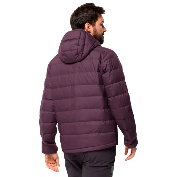 Scurtă pentru bărbați Jack Wolfskin Ather Down Hoody Demisezon / Plum photo 4 Scurtă pentru bărbați Jack Wolfskin Ather Down Hoody Demisezon / Plum photo 4