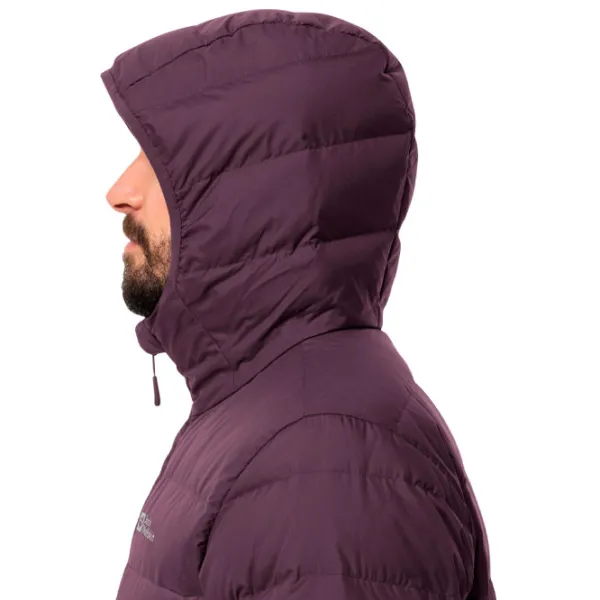 Scurtă pentru bărbați Jack Wolfskin Ather Down Hoody Demisezon / Plum photo 3 Scurtă pentru bărbați Jack Wolfskin Ather Down Hoody Demisezon / Plum photo 3