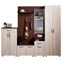 Комплект для прихожей Ambianta Bruno ДСП / Дуб