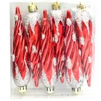 Игрушки для ёлки Christmas 20139 2 см / Красный