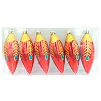 Игрушки для ёлки Christmas 20110 3.5 см / Красный