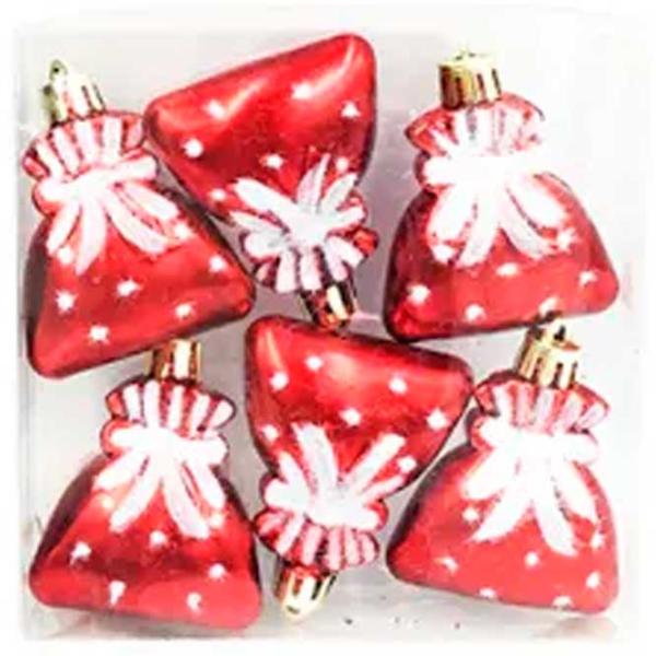 Игрушки для ёлки Christmas 20116 4.5 см / Красный photo 1