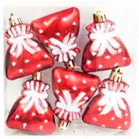 Игрушки для ёлки Christmas 20116 4.5 см / Красный