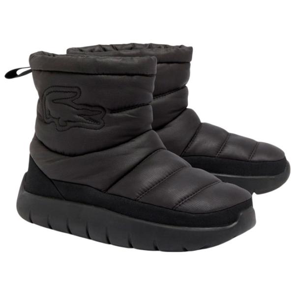 Cizme pentru femei Lacoste Serve Slipper Mid Black / Poliester photo 1