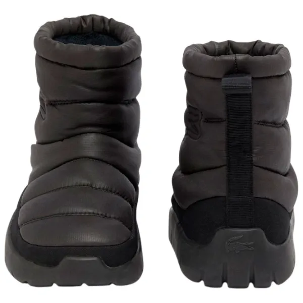 Cizme pentru femei Lacoste Serve Slipper Mid Black / Poliester photo 3