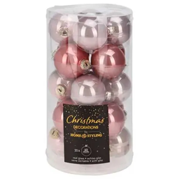 Игрушки для ёлки Christmas 36845 6 см / Розовый photo 1