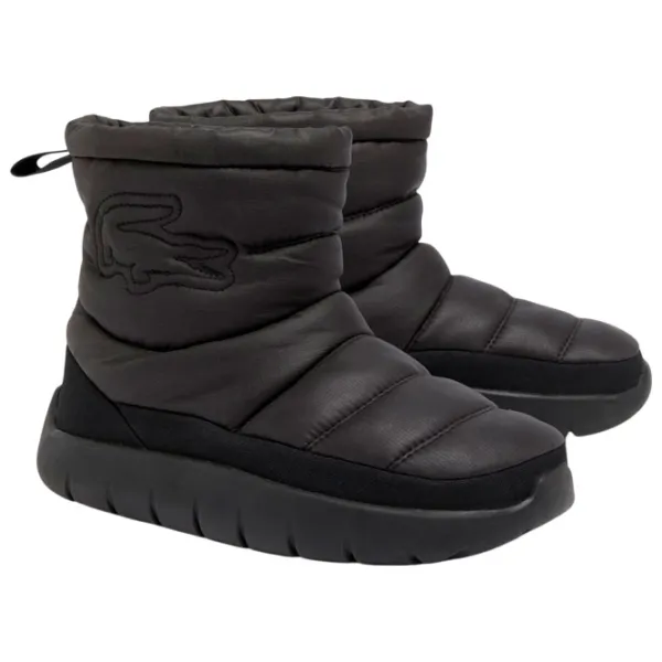 Cizme pentru femei Lacoste Serve Slipper Mid Black / Poliester photo 1