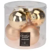 Игрушки для ёлки Christmas 36846 8 см / Золото