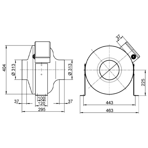 Ventilator industrial Maico ERR 31/1 258 W /  photo 4