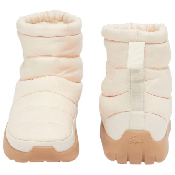 Cizme pentru femei Lacoste Serve Slipper Mid Beige / Poliester photo 3