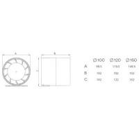 Ventilator industrial AirRoxy aRc 120 S 16 W / photo 2