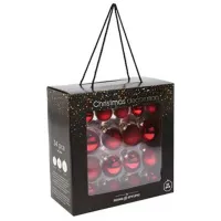 Jucării pentru brad Christmas 34449 5 cm / Red