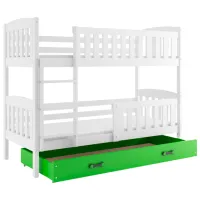 Детская кровать BMS Group Kubus 90 x 200 см / Массив / Белый photo 2