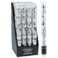 Jucării pentru brad Christmas 54239  / Silver