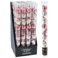 Jucării pentru brad Christmas 54241  / Pink