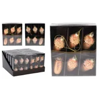 Jucării pentru brad Christmas 54213 4 cm / Gold