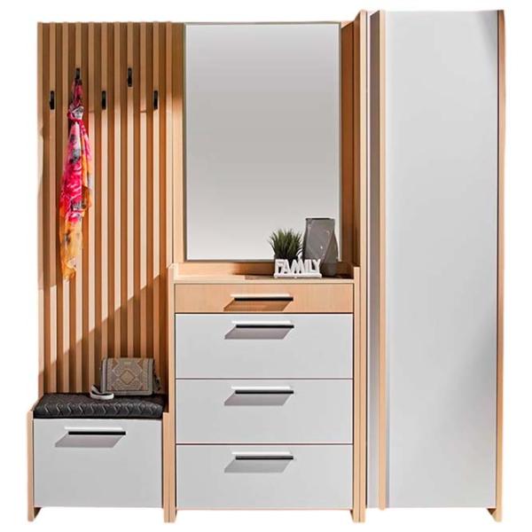 Set pentru antreu Ambianta Solaris PAL melaminat / White photo 1