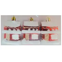 Игрушки для ёлки Christmas 37346 5 см / Разноцветный