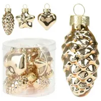 Игрушки для ёлки Christmas 20969 4 см / Золото