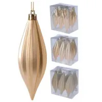 Jucării pentru brad Christmas 23533 12 cm / Gold