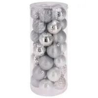Игрушки для ёлки Christmas 51166 6 см / Серебряный