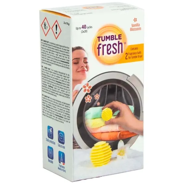 Ароматизатор Tumble Fresh Vanilla Blossom 7640186840101 Твердый / для ароматизации photo 1 Ароматизатор Tumble Fresh Vanilla Blossom 7640186840101 Твердый / для ароматизации photo 1