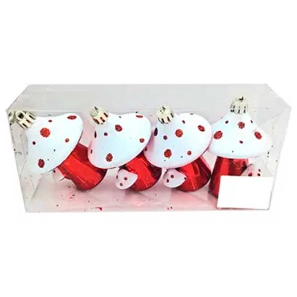 Christmas 20186 5.5 cm / White, red photo 1  Christmas 20186 5.5 cm / White, red photo 1