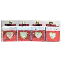 Jucării pentru brad Christmas 20204 4 cm / Red