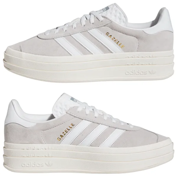 Кеды для женщин Adidas Gazelle Bold W Демисезон / Серый photo 4 Кеды для женщин Adidas Gazelle Bold W Демисезон / Серый photo 4