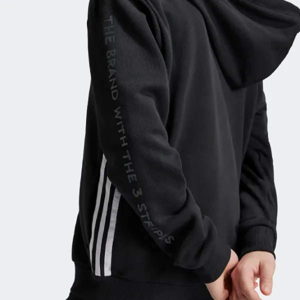 Hanorac pentru băieți Adidas ADIV9452   / Black photo 2 Hanorac pentru băieți Adidas ADIV9452   / Black photo 2