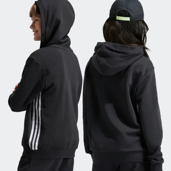 Hanorac pentru băieți Adidas ADIV9452   / Black photo 5 Hanorac pentru băieți Adidas ADIV9452   / Black photo 5