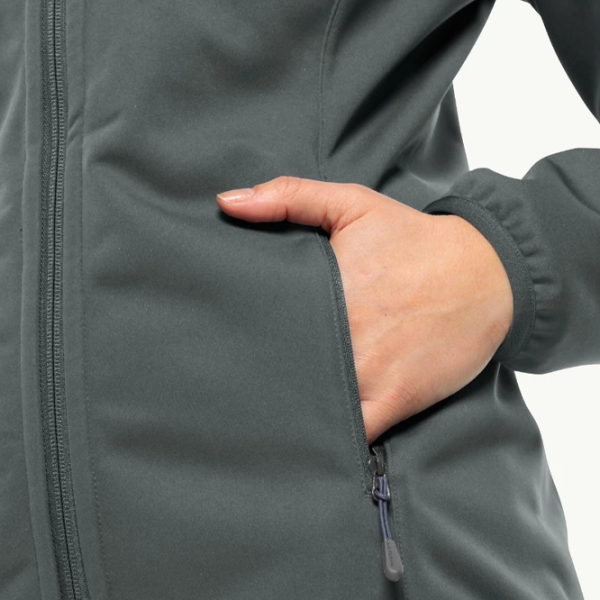 Спортивная куртка для женщин Jack Wolfskin JW13074814136  S / Grey photo 5