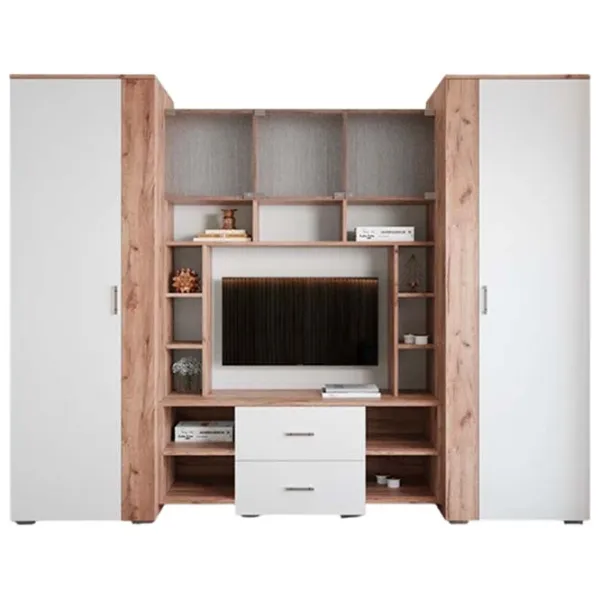 Гостиная ML-Mobila МЛ - 9 (2600) Модульная / Золотой дуб photo 1 Гостиная ML-Mobila МЛ - 9 (2600) Модульная / Золотой дуб photo 1
