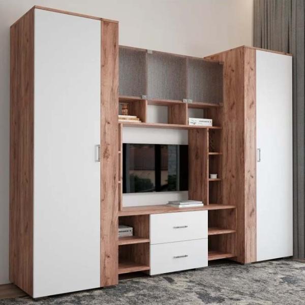 Гостиная ML-Mobila МЛ - 9 (2600) Модульная / Золотой дуб photo 2 Гостиная ML-Mobila МЛ - 9 (2600) Модульная / Золотой дуб photo 2