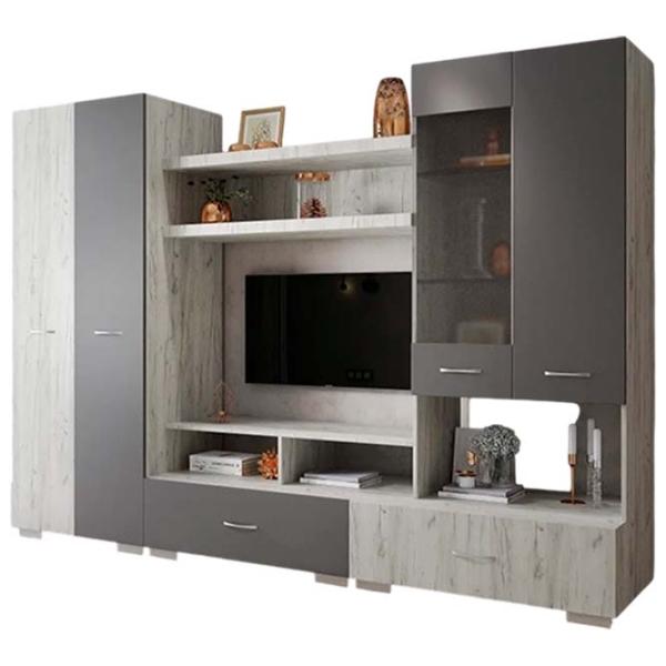 Living ML-Mobila МЛ-1 Вар.2 Liniară / Oak Golden photo 1