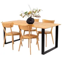 Кухонный стол Mobicasa Rio 220x100 Дерево/ Natur Wax