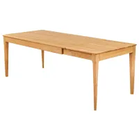 Masă de bucătărie extensibilă Mobicasa Loki 160/215x90 Lemn/ Natur Wax photo 4