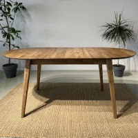 Masă de bucătărie extensibilă Mobicasa Hovdala 140/180x90 Lemn/ Rustic Wax photo 2