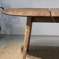 Masă de bucătărie extensibilă Mobicasa Hovdala 140/180x90 Lemn/ Rustic Wax photo 3