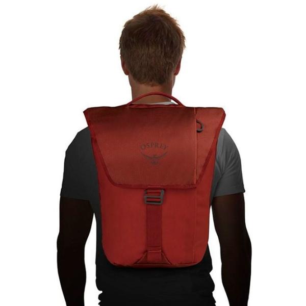 Rucsac Osprey Transporter Flap  / Gray Red / 20 l photo 5