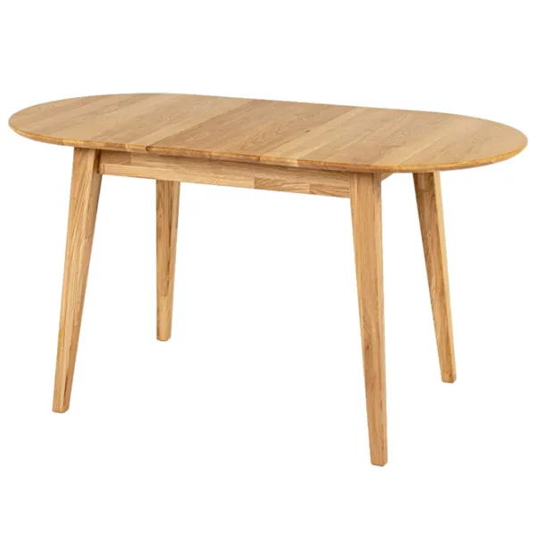 Masă de bucătărie extensibilă Mobicasa Hovdala 120/150x80 Lemn/ Natur Wax photo 1