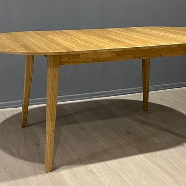 Masă de bucătărie extensibilă Mobicasa Hovdala 120/150x80 Lemn/ Natur Wax photo 3