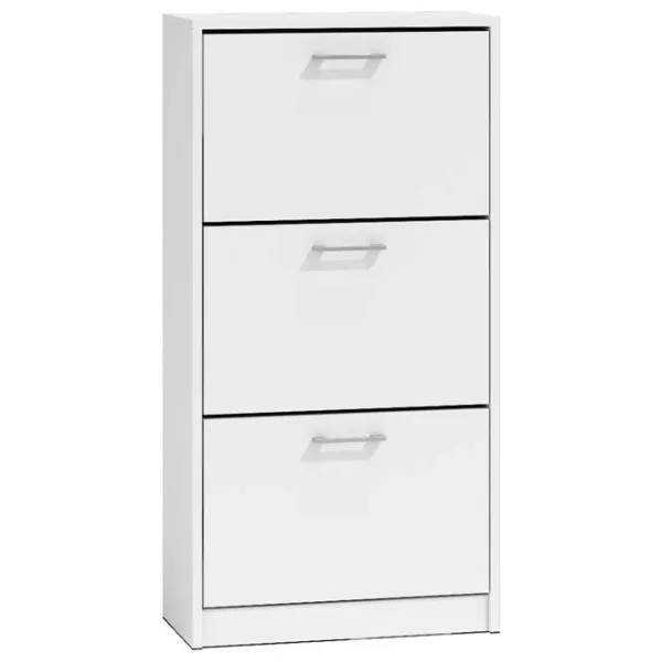 Обувной шкаф TopEshop Paula 116 x 60 x 60см /White /Белый photo 1 Обувной шкаф TopEshop Paula 116 x 60 x 60см /White /Белый photo 1