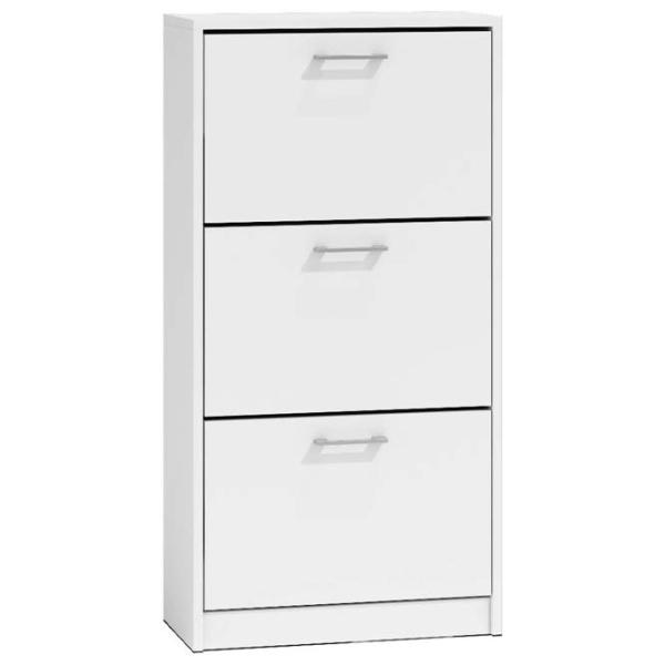 Обувной шкаф TopEshop Paula 116 x 60 x 60см /White /Белый photo 1 Обувной шкаф TopEshop Paula 116 x 60 x 60см /White /Белый photo 1